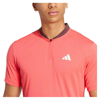 Men's Freelift Pro Tennis Polo Semi Lucid Red-Apparel-Adidas-JC9295-S25-7-Tennis Express