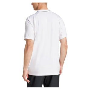 Men's Club Pique Tennis Polo White-Apparel-Adidas-JD8644-S25-4-Tennis Express