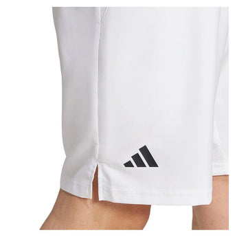 Men's Club 3 Stripe 9 inch Tennis Short White-Apparel-Adidas-JE0408-9-S25-7-Tennis Express