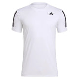 Men's Club 3 Stripe Tennis Top White-Apparel-Adidas-JE0413-S25-1-Tennis Express
