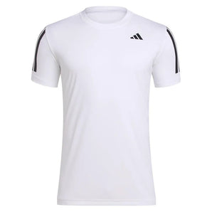 Men's Club 3 Stripe Tennis Top White-Apparel-Adidas-JE0413-S25-1-Tennis Express