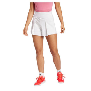 Women's Climacool Match Tennis Shorts White-Apparel-Adidas-JE7103-S25-1-Tennis Express