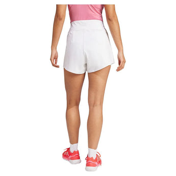 Women's Climacool Match Tennis Shorts White-Apparel-Adidas-JE7103-S25-2-Tennis Express