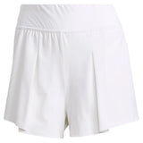 Women's Climacool Match Tennis Shorts White-Apparel-Adidas-JE7103-S25-Tennis Express