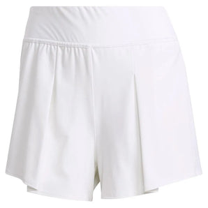 Women's Climacool Match Tennis Shorts White-Apparel-Adidas-JE7103-S25-Tennis Express