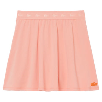 Women's Essentials Tennis Skort,Apparel,Lacoste,4HI Miami/Blossom,2(EUR34),Tennis Express,JF0218-4HI_b895dad4-83e4-4a5b-830f-9ac978ed7284