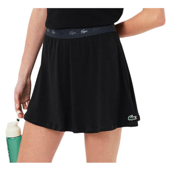 Women's Essentials Tennis Training Skirt Black, Lacoste, Tennis Express, JF0218-C31BF26-1