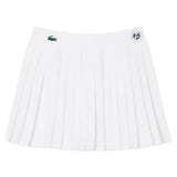 Women's Roland Garros Tennis Skort,Apparel,Lacoste,800 White,2(EUR34),Tennis Express,JF3387-800-1