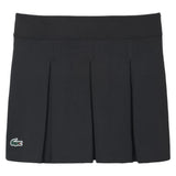 Women's Players Tennis Skort Black, Lacoste, Black, Tennis Express, JF6780-031F26-BLACK-1