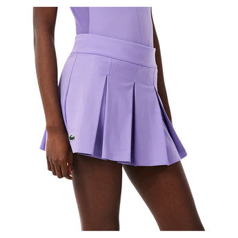 Women's Players Tennis Skort Neva Purple,Apparel,Lacoste,,,Tennis Express,JF6780-GFUF26-1