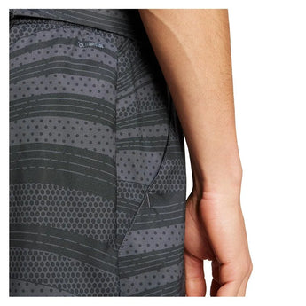 Men's Club Graphic 7 inch Tennis Shorts Carbon and Black-Apparel-Adidas-JF8426-S25-7-Tennis Express