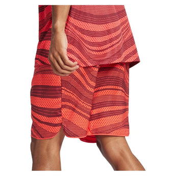 Men's Club Graphic 7 inch Tennis Short Semi Lucid Red and Shadow Red-Apparel-Adidas-JF8427-S25-4-Tennis Express
