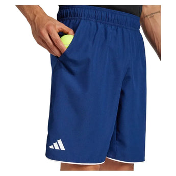 Men's Club 9 Inch Tennis Short Dark Blue-Apparel-Adidas-JF8500_7_d06bc2b9-4a5c-4b4f-bea8-06beb07ee78a-Tennis Express