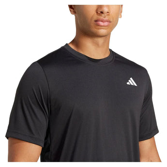Men's Club Tennis Top Black-Apparel-Adidas-JF8502-S25-6-Tennis Express