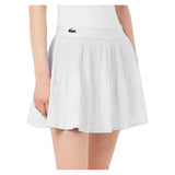 Women's Players Tennis Skort White-Apparel-Lacoste-JF9990-001-3-Tennis Express