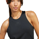 Women's Climacool Mid Length Y Tennis Tank Black-Apparel-Adidas-JG3573-S25-4-Tennis Express