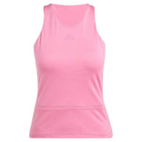 Women's Climacool Mid Length Y Tennis Tank Pink Fusion-Apparel-Adidas-JG3574-S25-Tennis Express