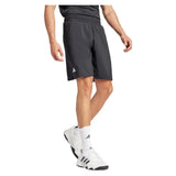 Men's Club 3 Stripe 9 inch Tennis Short Black-Apparel-Adidas-JG3589-S25-5_75f777d8-76e8-47b6-bdc8-d51d9576f3e7-Tennis Express