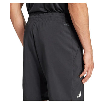 Men's Club 3 Stripe 9 inch Tennis Short Black-Apparel-Adidas-JG3589-S25-6_b5cd30e7-be2c-4865-95cd-c2473f4a52e9-Tennis Express