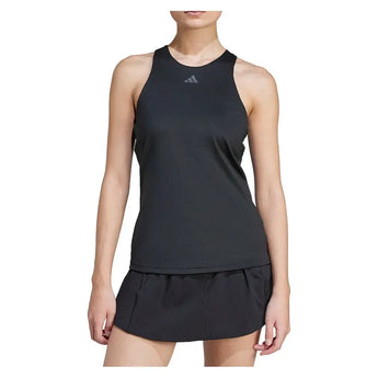 Women's Climacool Y Tennis Tank Black-Apparel-Adidas-JG3640_2-Tennis Express