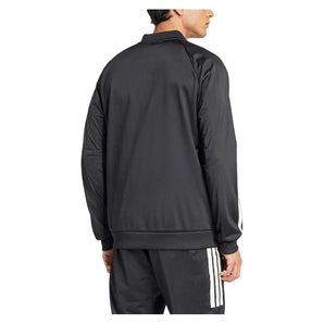 Men's 3 Stripe Knit Tennis Jacket Black-Apparel-Adidas-JH3279-S25-4-Tennis Express