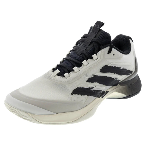 Women's Y-3 Avacourt 2 Tennis Shoes Orbit Grey and Black,Footwear,Adidas,5,Gray,Tennis Express,JH5764-H25copy