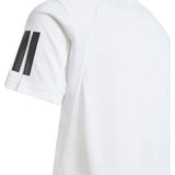 Boys' Club 3 Stripe Tennis Tee White-Apparel-Adidas-JI9249-5-Tennis Express