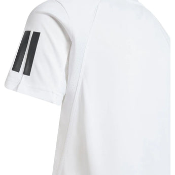 Boys' Club 3 Stripe Tennis Tee White-Apparel-Adidas-JI9249-5-Tennis Express