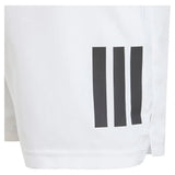 Boys' Club 3 Stripe Tennis Short White-Apparel-Adidas-JI9253-3-Tennis Express