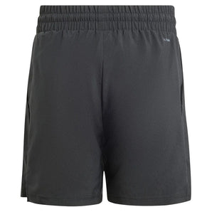 Boys' Club 3 Stripe Tennis Short Black-Apparel-Adidas-JI9254-3-Tennis Express