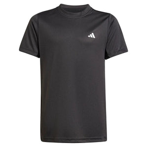 Boys' Club Tennis Top Black-Apparel-Adidas-JI9258-1-Tennis Express