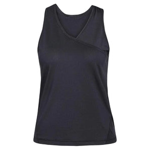 Women's Club V-Neck Tennis Tank Black-Apparel-Adidas-JL6722-S25-Tennis Express