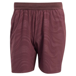 Men's Ergo Pro 7 Inch Tennis Shorts Aurora Ruby-Apparel-Adidas-JL8667-S25-1-Tennis Express