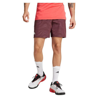 Men's Ergo Pro 7 Inch Tennis Shorts Aurora Ruby-Apparel-Adidas-JL8667-S25-5-Tennis Express