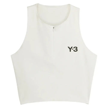 Women's Y-3 Crop Tennis Y-Tank Orbit Grey