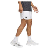 Men's Club Graphic 7 Inch Tennis Short White and Dash Grey-Apparel-Adidas-JM1200_3_c07343ed-aac3-47c6-91bf-1e484c85c521-Tennis Express