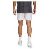 Men's Club Graphic 9 Inch Tennis Short White and Dash Grey-Apparel-Adidas-JM1200_5-Tennis Express