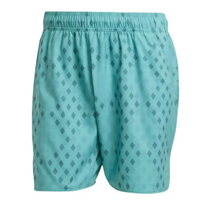 Men's Club Graphic 9 Inch Tennis Short Powder and Preloved Teal-Apparel-Adidas-JM1201_1-Tennis Express