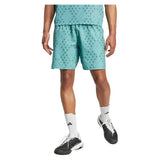 Men's Club Graphic 9 Inch Tennis Short Powder and Preloved Teal-Apparel-Adidas-JM1201_2-Tennis Express