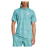 Men's Club Graphic Tennis Polo Powder and Preloved Teal-Apparel-Adidas-JM1203_2-Tennis Express