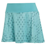Women's Club Graphic Tennis Skort Powder Teal and Preloved Teal-Apparel-Adidas-JM9869_1-Tennis Express