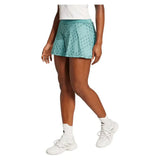 Women's Club Graphic Tennis Skort Powder Teal and Preloved Teal-Apparel-Adidas-JM9869_2-Tennis Express