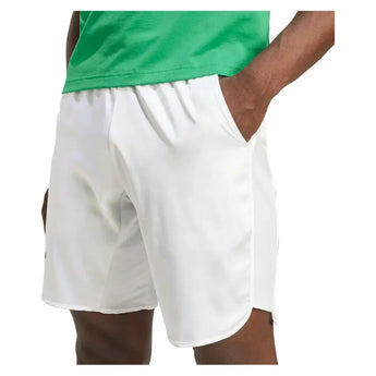 Men's Pro Ergo 9 Inch Tennis Shorts White-Apparel-Adidas-JN0781_5-Tennis Express