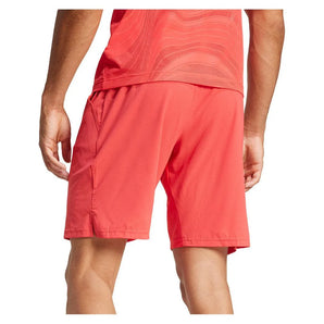 Men's Ergo 9 inch Tennis Short Semi Lucid Red-Apparel-Adidas-JN1341-S25-4_1e06e03b-24fb-4e47-9143-046a7bc638a8-Tennis Express