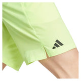 Men's Ergo 9 inch Tennis Shorts Lucid Lemon-Apparel-Adidas-JN1343_5-Tennis Express