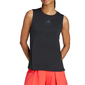 Women's Match Tennis Tank Black-Apparel-Adidas-JN2095-S25-1-Tennis Express