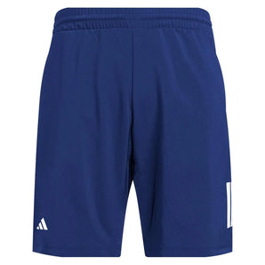 Men's Club 3 Stripe 7 inch Tennis Short Dark Blue-Apparel-Adidas-JN5731-S25-1-1-[Sku]-Tennis Express