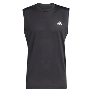 Men's Club Tennis Tank Black-Apparel-Adidas-JN7089-S25-1-Tennis Express