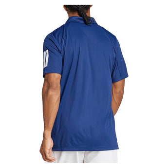 Men's Club 3 Stripe Tennis Polo Dark Blue-Apparel-Adidas-JN9006-S26-4-Tennis Express