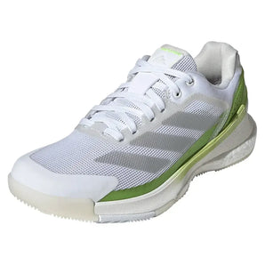 Women's Crazyquick Boost Padel Shoes Footwear White and Lucid Lemon,Footwear,Adidas,5,,Tennis Express,JP7228-F25-y